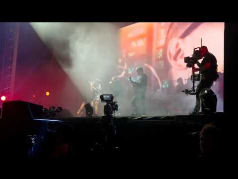 Gorillaz - Dare ft Shaun Ryder LIVE Demon Dayz Margate June 2017