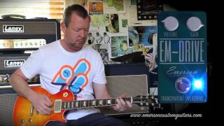 Video thumbnail for Emerson Custom Guitars: EM-DRIVE by Brett Kingman