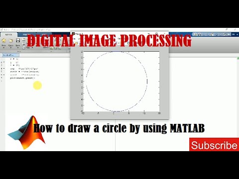 How to draw a Circle by using MATLAB