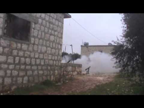 استهداف حواجزالحامدية والطراف بواسطة قذائف هاون محلية الصنع من قبل كتيبة 15 آذار