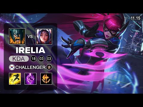 Gen G Rascal Irelia vs Olaf - KR Challenger Patch 11.15