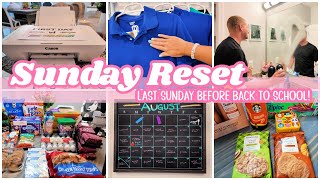 Sunday Reset Before School Starts | Clean with Me + Mom Life Reset