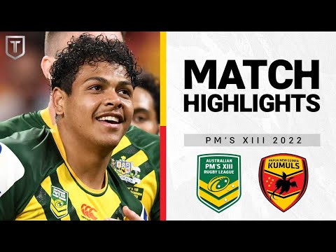 NRL Highlights | Australian PM's XIII v Papua New Guinea PM's XIII | International Match | 2022