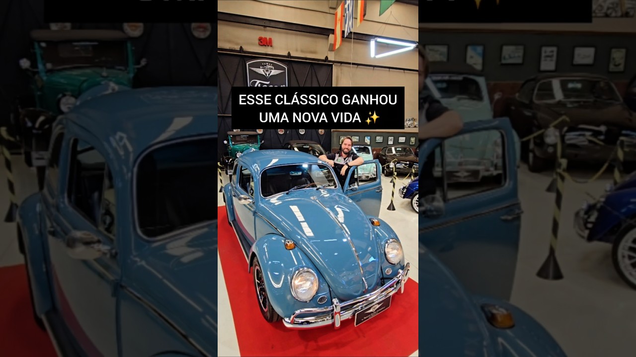 💙Esse Fusca 1968 Azul Real pertenceu ao pai do cliente e fez parte de momentos inesquecíveis! ✨️