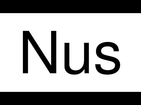 How to Pronounce Nus (Italy)
