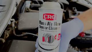 2010 Toyota Corolla Mass air flow Sensor cleaning