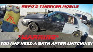 Searching A Repo'd Police Car From Tweeker! Ford Crown Victoria P71