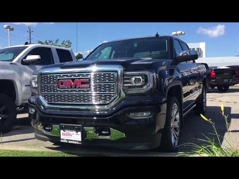 2017 GMC Sierra 1500 DENALI 4WD Crew Cab Automatic Running Boards Black Oshawa ON Stock# 171656