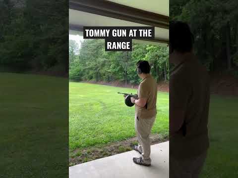 Tommy Gun at the Range @EnforcerOfficial