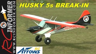 HOBBYZONE / ARROWS Husky SE 1800mm 5s BREAK- IN FLIGHT By: RCINFORMER