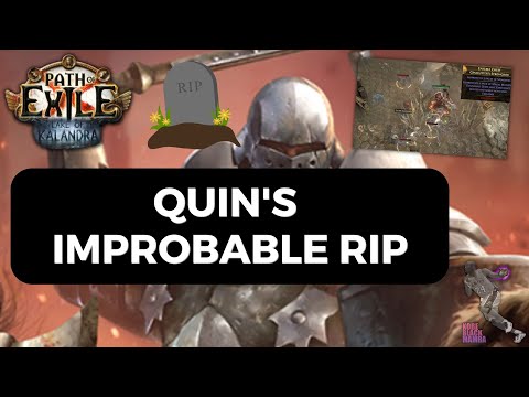 [PoE 3.19] How Quin's "INVINCIBLE" Character Died to a Strongbox - Lake of Kalandra