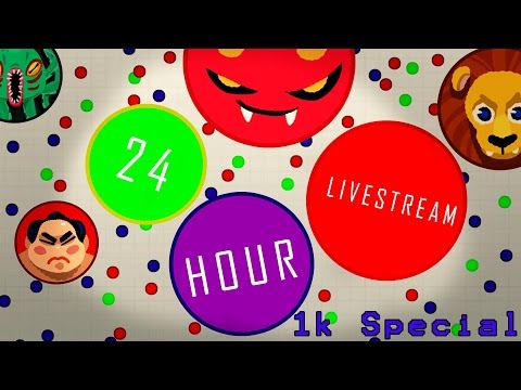 Agario 24 Hour Livestream | 1k Subs Special | Server Takeover "[GW]$tarKiller Ba$$" 6/04 - 6/05