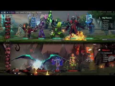 VP vs VG.J Thunder Dota 2 Highlights ESL One Genting 2018 Winners Semifinals Group A