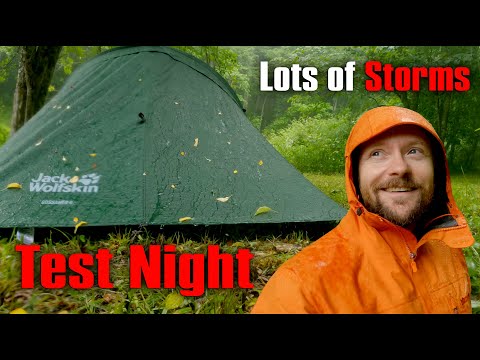 I DIDN'T Expect This.... Test Night - Jack Wolfskin Gossamer 2