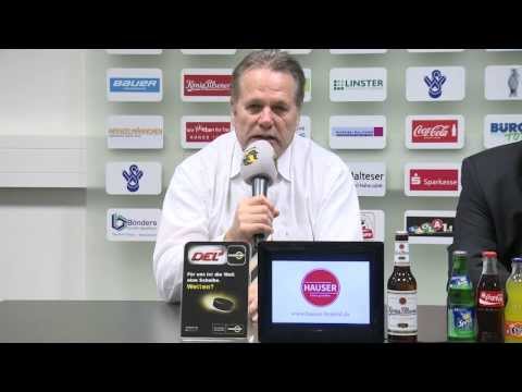 Pressekonferenz Spiel Krefeld Pinguine - Ingolstadt 20.12.2013