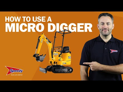 How to Use a Micro Digger Correctly and Safely | Speedy Services