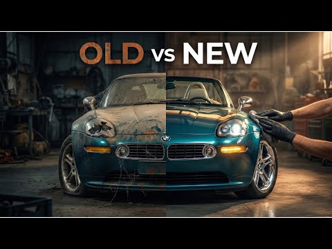 Thumbnail for ASMR Car Restoration Full Rebuild of BMW Z8 2000 from Abandoned Condition to Looking New. by BMW Z8