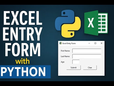 Using Python Tkinter |Create Form For Data Entry