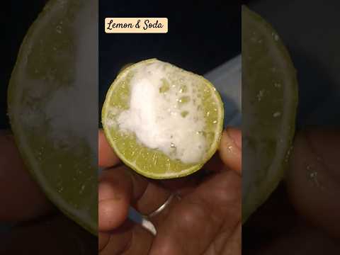 HOW TO MAKE HOMEMADE BLEACH | BAKING SODA & LEMON FOR REMOVE TAN & DARKNESS #bakingsoda #lemon #glow