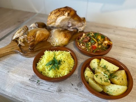 Pollo Asado con Relleno de Chorizo