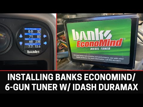 Installing Banks EconoMind / Six Gun iDash Tuner 01-10 Chevy 6.6L Duramax - How to