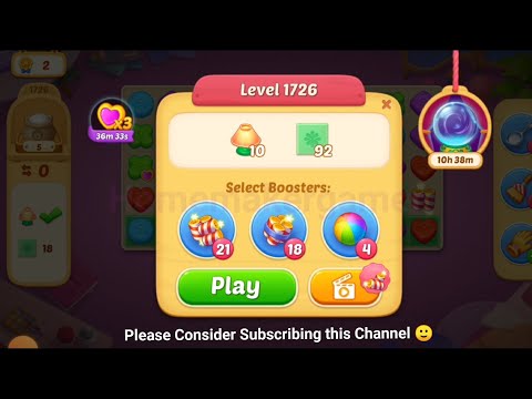Matchington Mansion Level 1726, Level 1727 & Level 1728(Hard Level) - iOS/Android