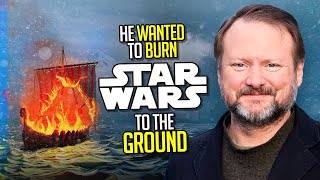 Rian Johnson wanted THE LAST JEDI to be a viking funeral for STAR WARS, succeeded all to well