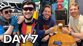 Cycling to Osaka Station With Chris + Osaka Nightlife With Pete | Cyclethon 3 Day 7