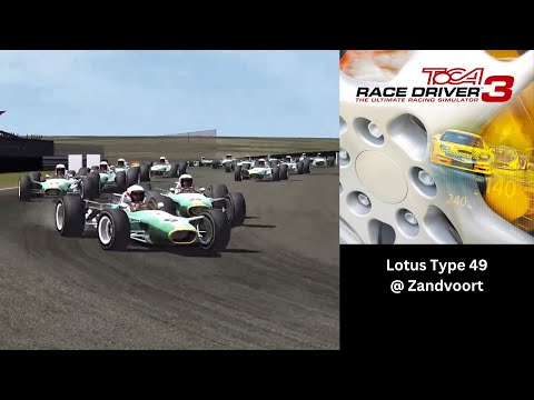 TOCA Race Driver 3 - Lotus Type 49 @ Zandvoort (PC No Commentary Gameplay)