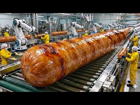 How Millions of Johnsonville Sausages Are Made in a Factory | Sausages Factory Process