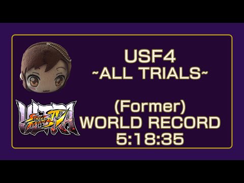 USF4 "All Trials" Speedrun - 5:18:35 (former WR)