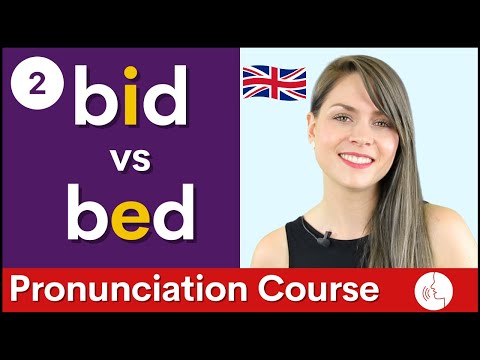 英語の発音を練習しよう：/e/ vs /↪Ll_26A/ 母音｜コース#2 (Practice Your English Pronunciation: /e/ vs /ɪ/ Vowel Sounds | Course #2)