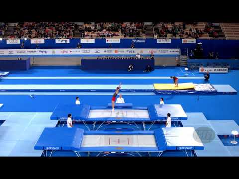 ALIYEV Pirmammad (KAZ) M - 2019 Trampoline Worlds, Tokyo (JPN) - Qualification Trampoline R1
