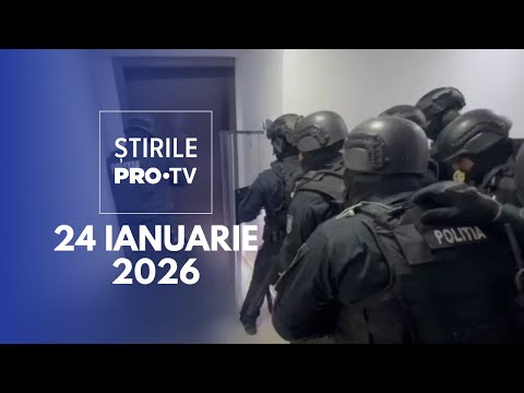 Știrile PRO TV - 24 Ianuarie 2026 | Intervenție în forță în Capitală