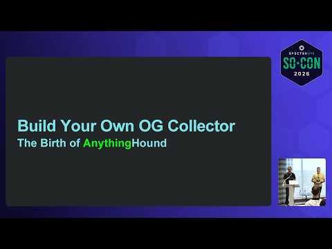 Workshop: Build Your Own OpenGraph Collector | SO-CON 26