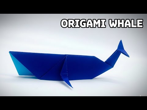 Origami Blue Whale | How To Make An Easy Origami Whale