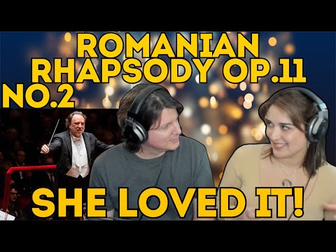 GEORGE ENESCU FESTIVAL - Romanian Rhapsodies No. 2 Op. 11 in Dmaj | FIRST TIME COUPLE REACTION!