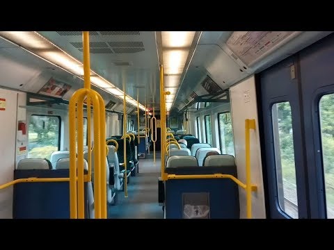 On Board an IE 29000 Class Commuter Train - Killiney Station, Dublin