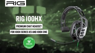 Plantronics RIG 100HX Wired Gaming Headset for Xbox One/Series X - Certified Refurbished Brown Box