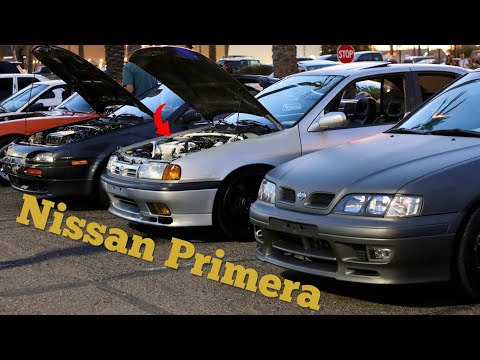 Taking My Nissan Primera To Scottsdale Pavilions Car Meet!