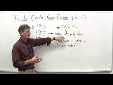 Einstein's Special Theory of Relativity || 04 The miracle year 16 19 high def