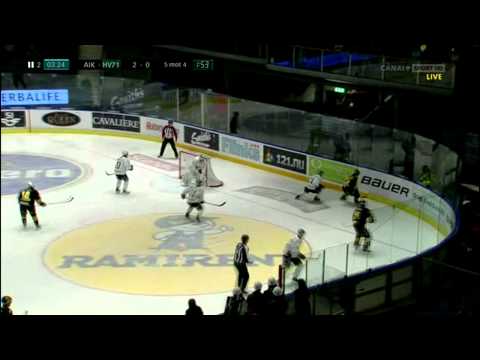 Kvartsfinal 2: AIK 3 - 0 HV71 - Elitserien 2011 - (Canal+ sändning)