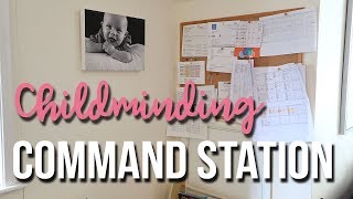 CHILDMINDING COMMAND STATION - WHAT TO PUT IN A COMMAND STATION - A CHILDMINDING MUMMY