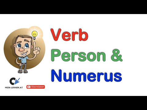 Verb Person und Numerus