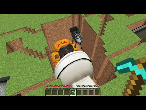 HYPNO SKİBİDİ TUVALET VÜCUT PARÇALARINI BULDUM 😱 - Minecraft