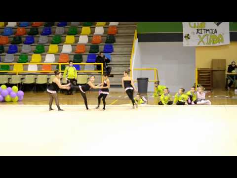 CLUB RITMICA XIADA Conjunto Prebenjamin Escolar ML 2013 CAN CAN