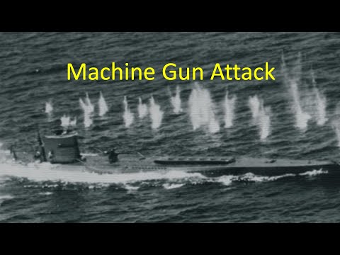 Can a machine gun sink a WWII submarine?