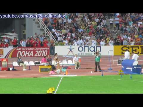Isinbaeva first attempt at 5.07m-Pole Vault women