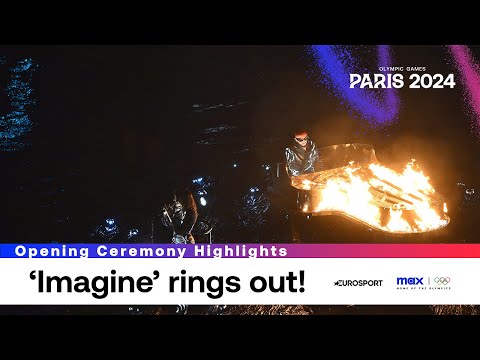 John Lennon's 'Imagine' receives star-studded Olympics tribute at Paris 2024 | #Paris2024