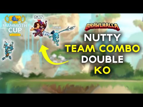 INSANE DOUBLE KO TEAM COMBO IN A TOURNAMENT! - Brawlhalla Mammoth Cup 2v2 Twitch Highlights